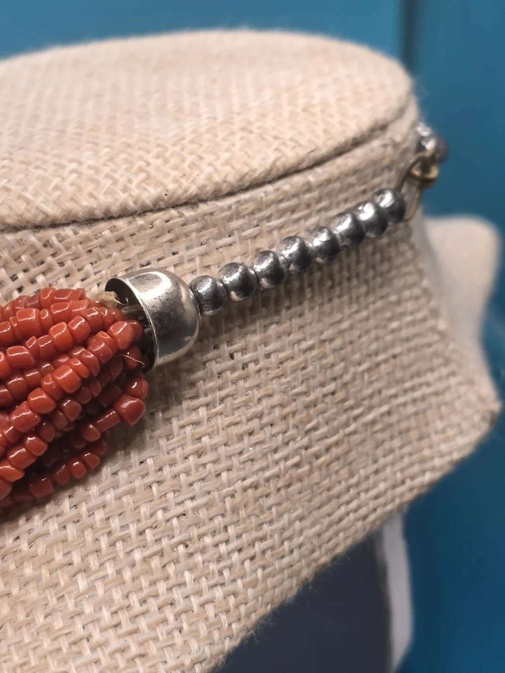 Authentic Red CORAL multistrand Necklace